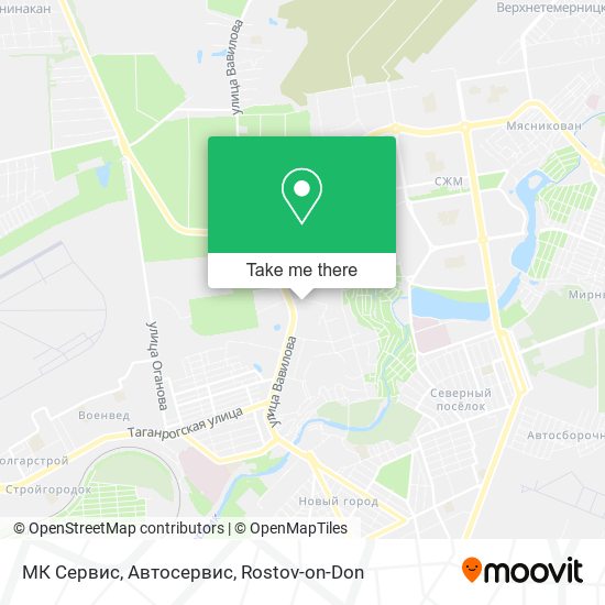 МК Сервис, Автосервис map