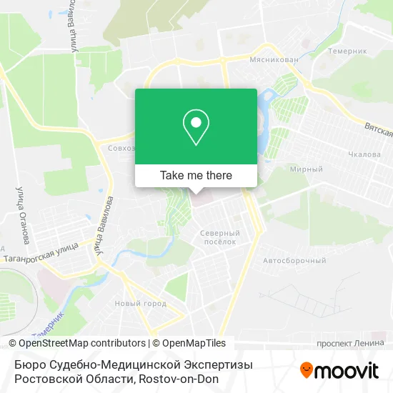 Бюро Судебно-Медицинской Экспертизы Ростовской Области map