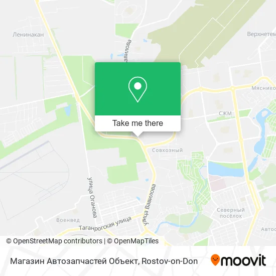 Магазин Автозапчастей Объект map