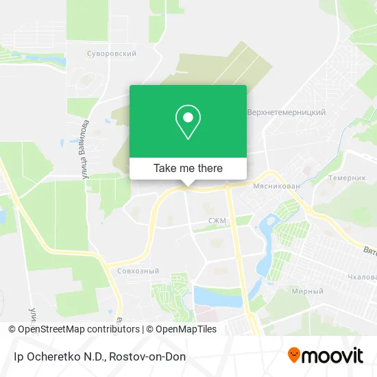 Ip Ocheretko N.D. map