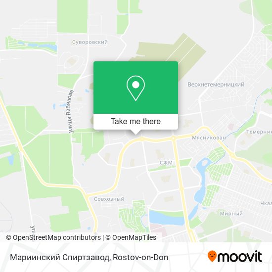 Мариинский Спиртзавод map