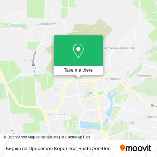 Биржа на Проспекте Королёва map