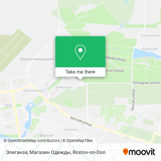 Элеганза, Магазин Одежды map