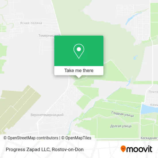 Progress Zapad LLC map