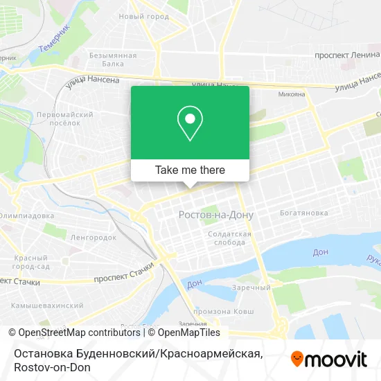 Остановка Буденновский / Красноармейская map