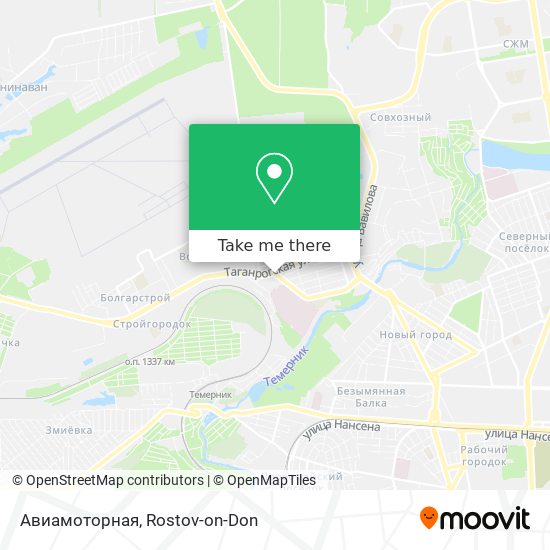 Авиамоторная map