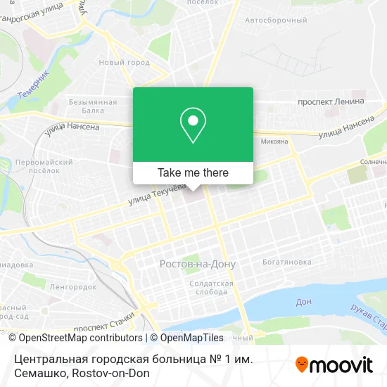 Центральная городская больница № 1 им. Семашко map