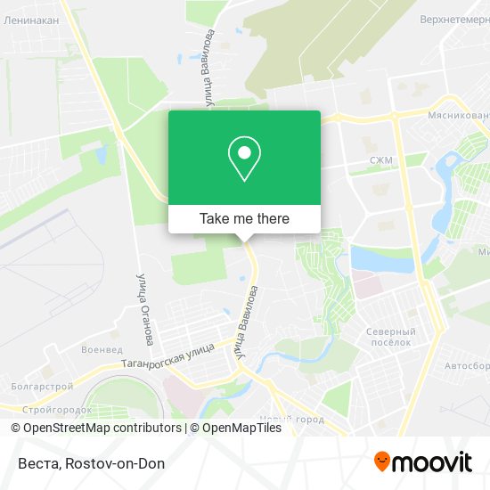 Веста map
