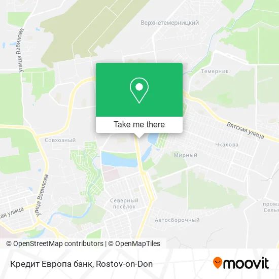 Кредит Европа банк map