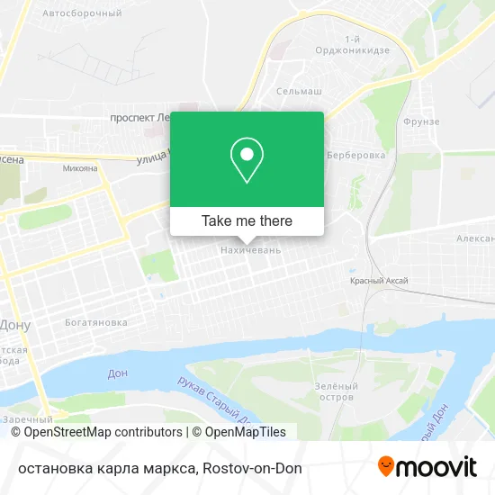 остановка карла маркса map