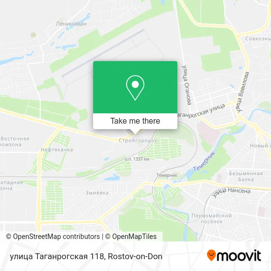 улица Таганрогская 118 map