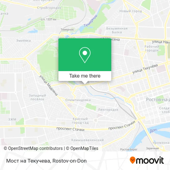 Мост на Текучева map