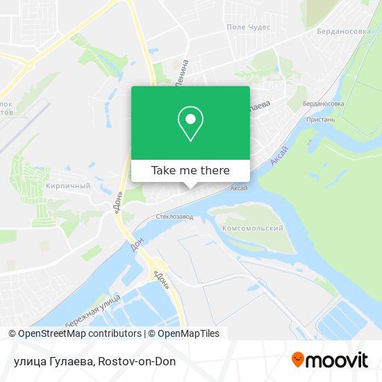 улица Гулаева map
