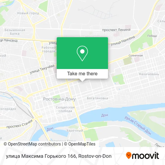 улица Максима Горького 166 map