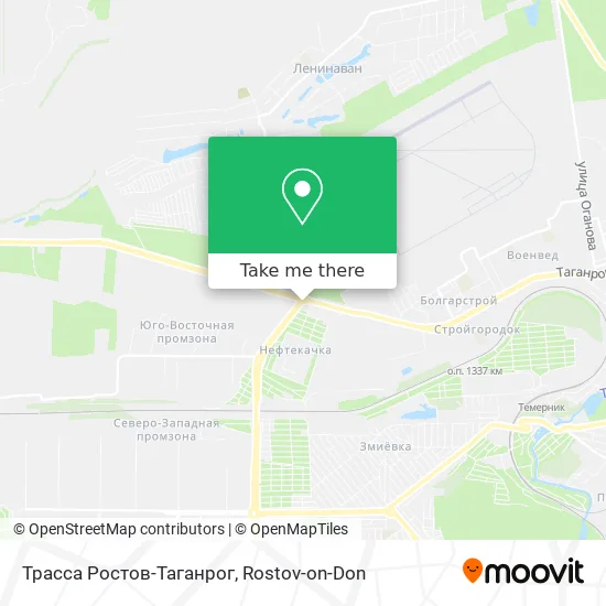 Трасса Ростов-Таганрог map