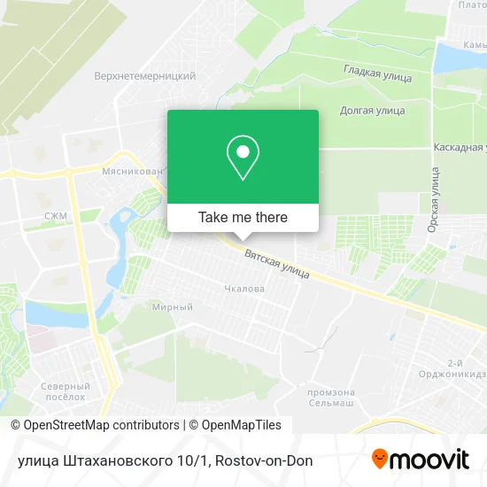 улица Штахановского 10/1 map