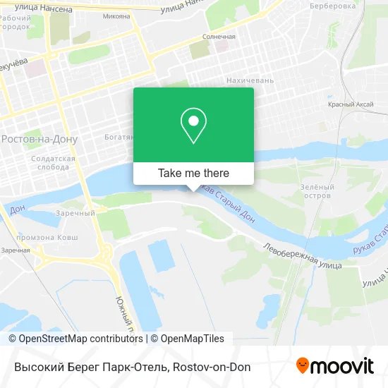 Высокий Берег Парк-Отель map
