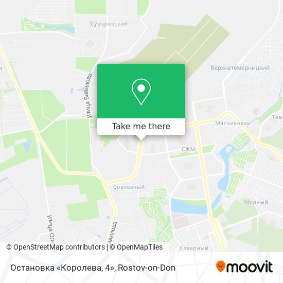 Остановка «Королева, 4» map