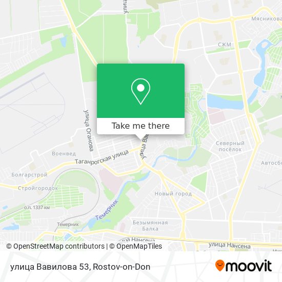 улица Вавилова 53 map