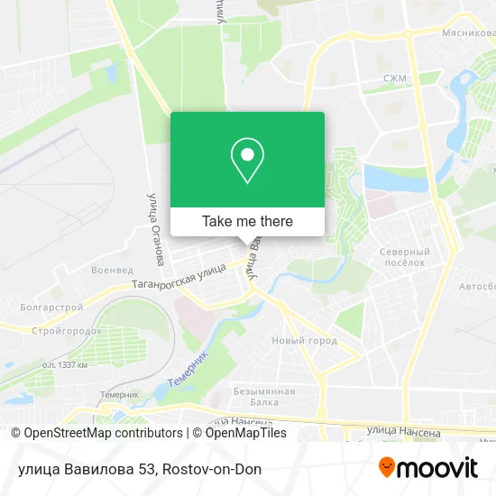 улица Вавилова 53 map