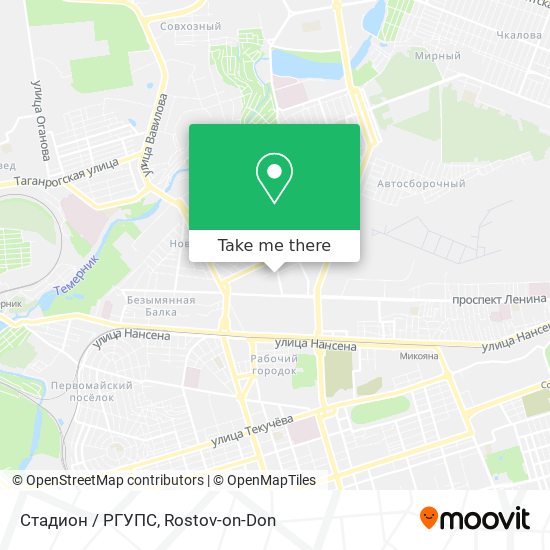 Стадион / РГУПС map