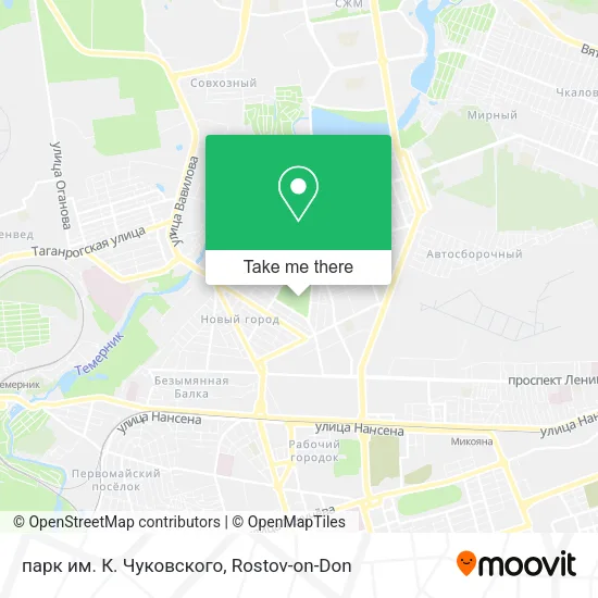 парк им. К. Чуковского map