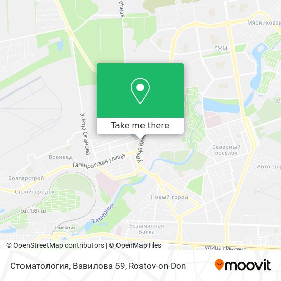 Стоматология, Вавилова 59 map