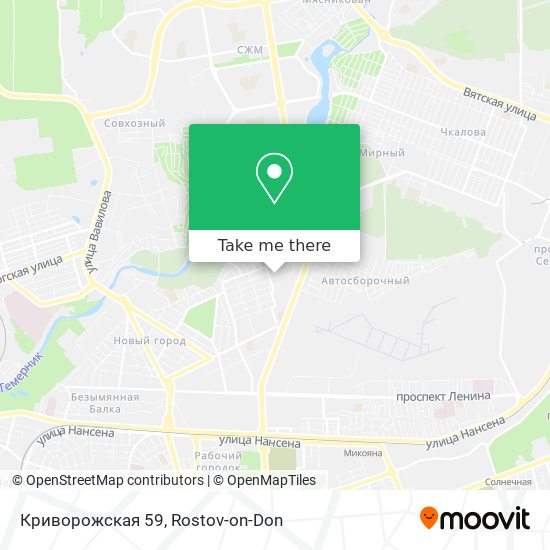 Криворожская 59 map