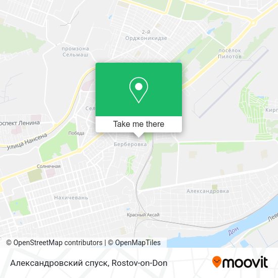 Александровский спуск map