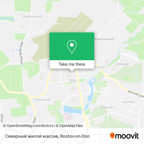 Северный жилой массив map