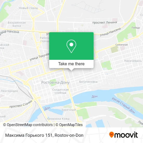 Максима Горького 151 map
