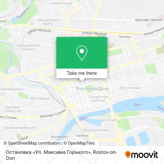 Остановка «Ул. Максима Горького» map