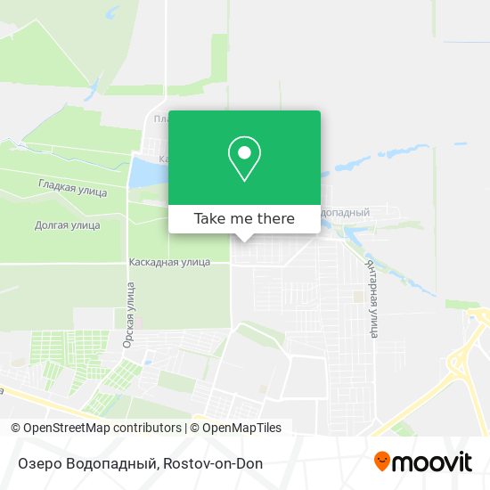 Озеро Водопадный map