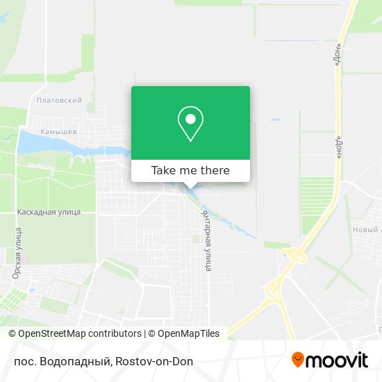 пос. Водопадный map