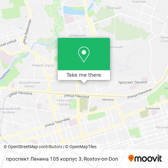 проспект Ленина 105 корпус 3 map