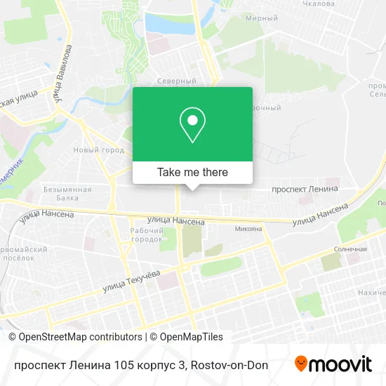 проспект Ленина 105 корпус 3 map