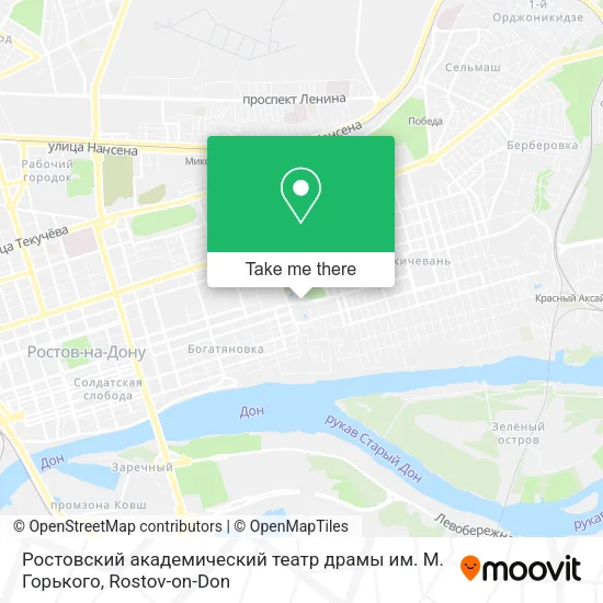 Ростовский академический театр драмы им. М. Горького map