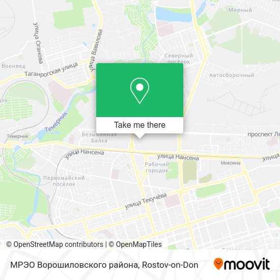 МРЭО Ворошиловского района map