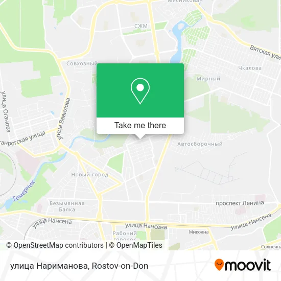 улица Нариманова map