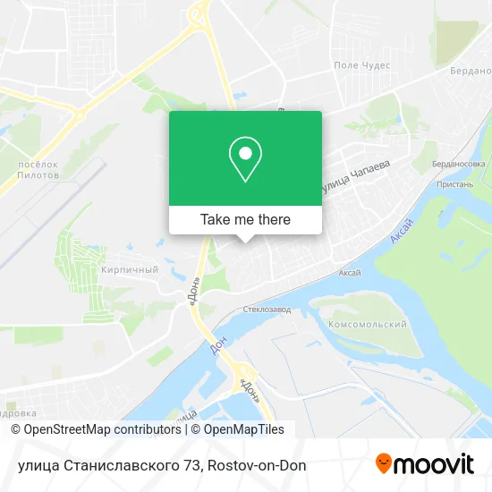 улица Станиславского 73 map