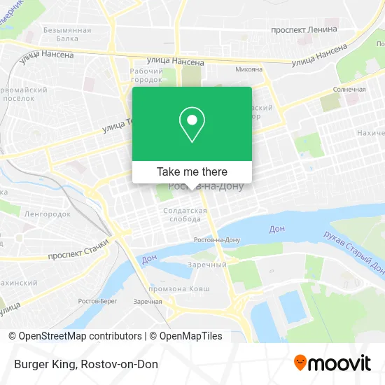 Burger King map