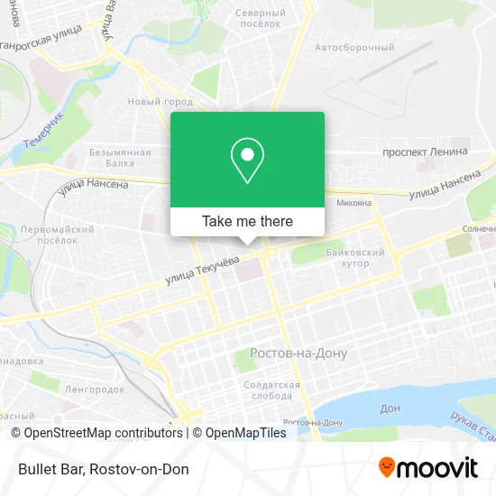 Bullet Bar map