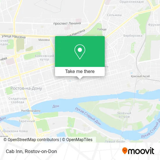 Cab Inn map