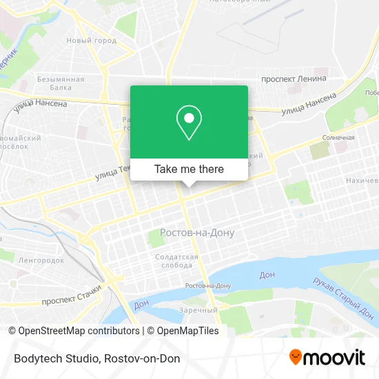 Bodytech Studio map