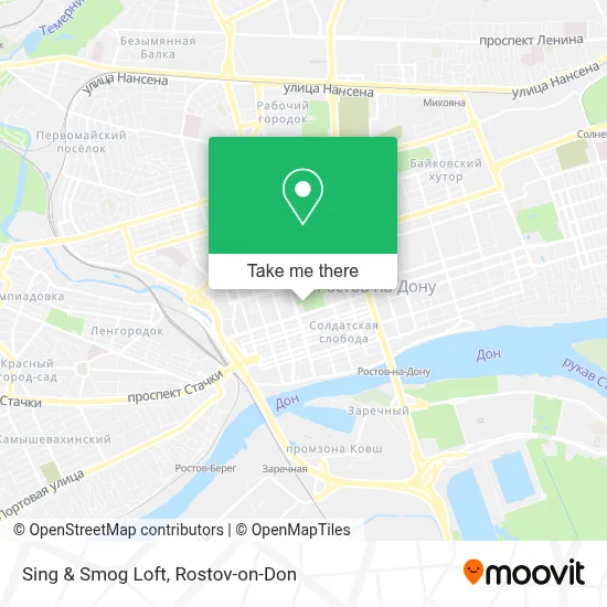 Sing & Smog Loft map
