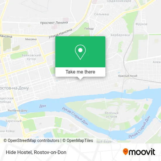 Hide Hostel map