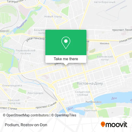 Podium map