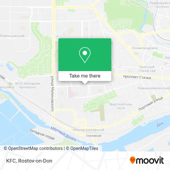 KFC map