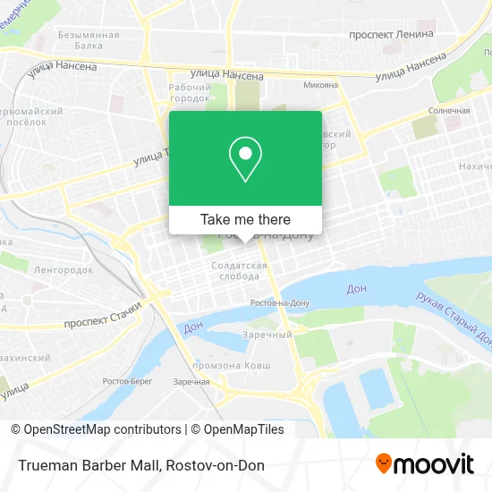 Trueman Barber Mall map