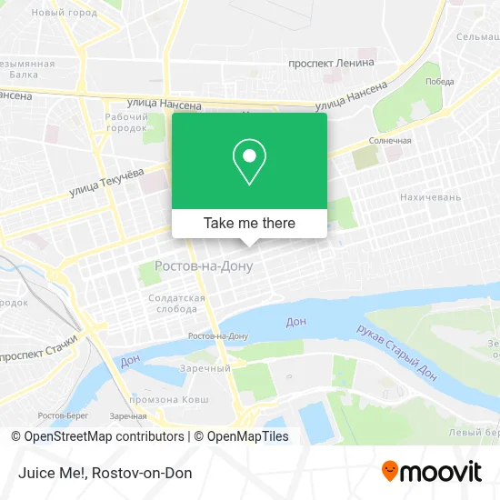 Juice Me! map